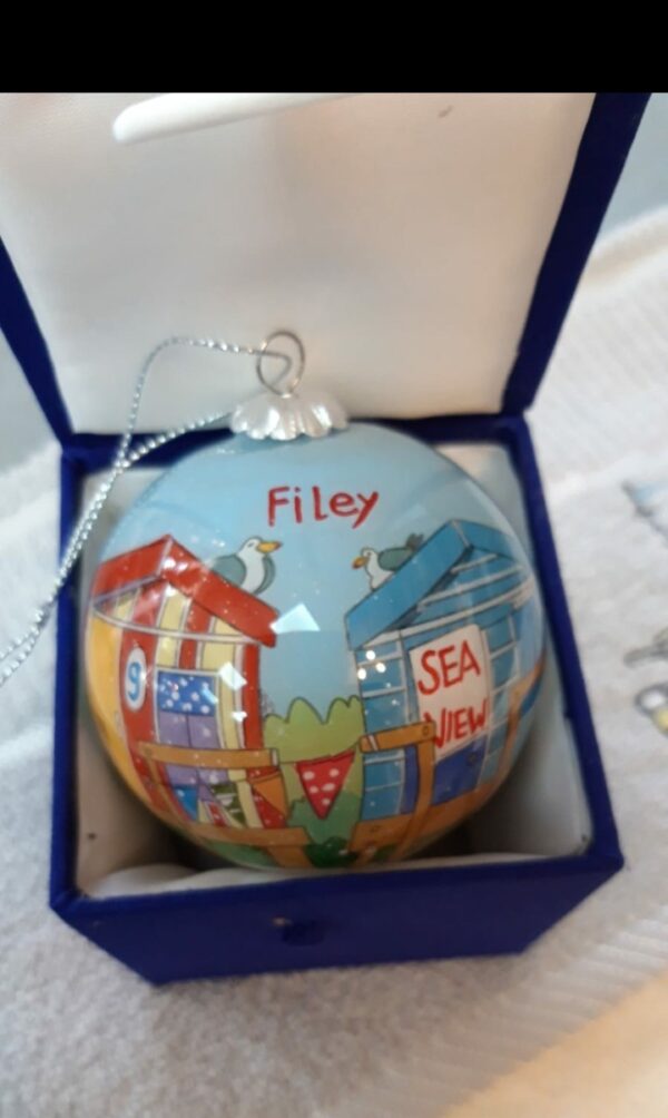 Filey Bauble by Emma Ball Art